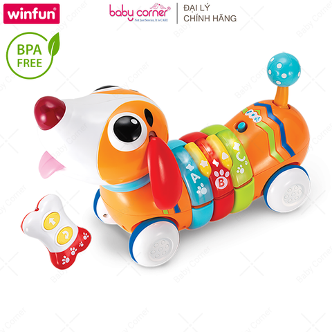  Đồ Chơi Chó Con Nhiều Màu Sắc Có Điều Khiển Từ Xa Winfun 001142 