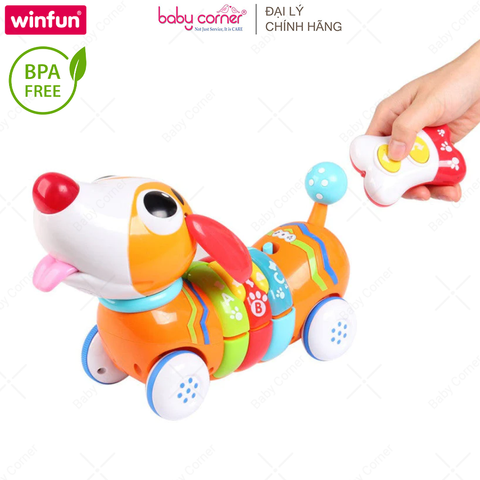  Đồ Chơi Chó Con Nhiều Màu Sắc Có Điều Khiển Từ Xa Winfun 001142 