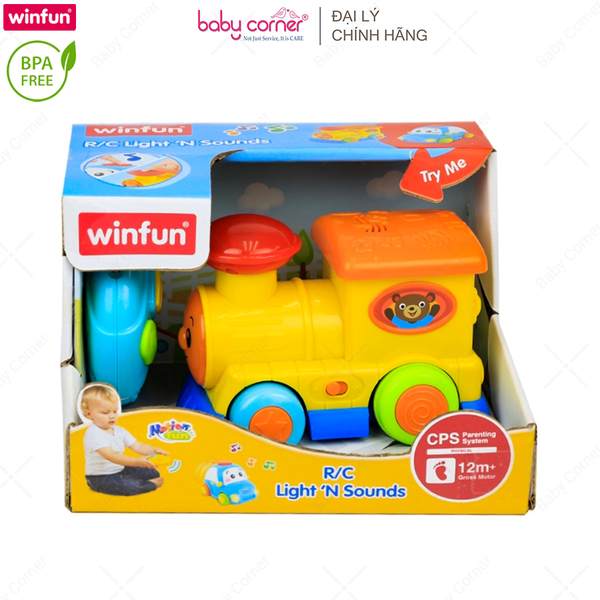  Đồ Chơi Đầu Tàu Điều Khiển Từ Xa Đèn Nhạc Winfun 1156 