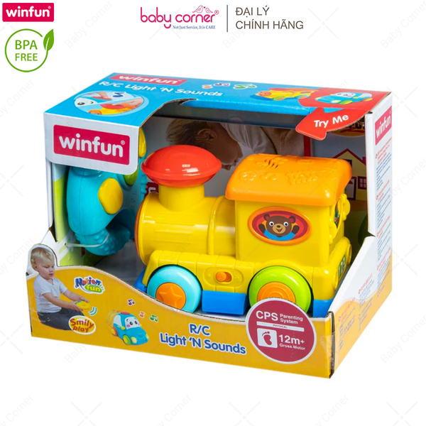  Đồ Chơi Đầu Tàu Điều Khiển Từ Xa Đèn Nhạc Winfun 1156 