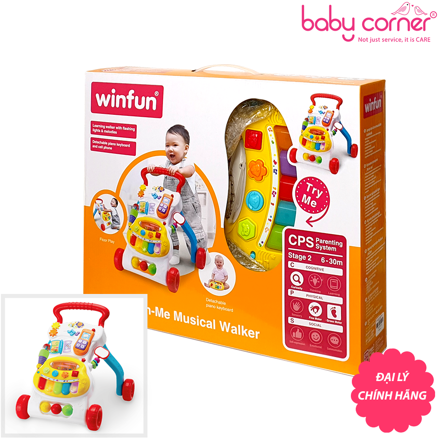  Xe tập đi trẻ em Winfun có nhạc Grow With Me Musical Walker 0804 