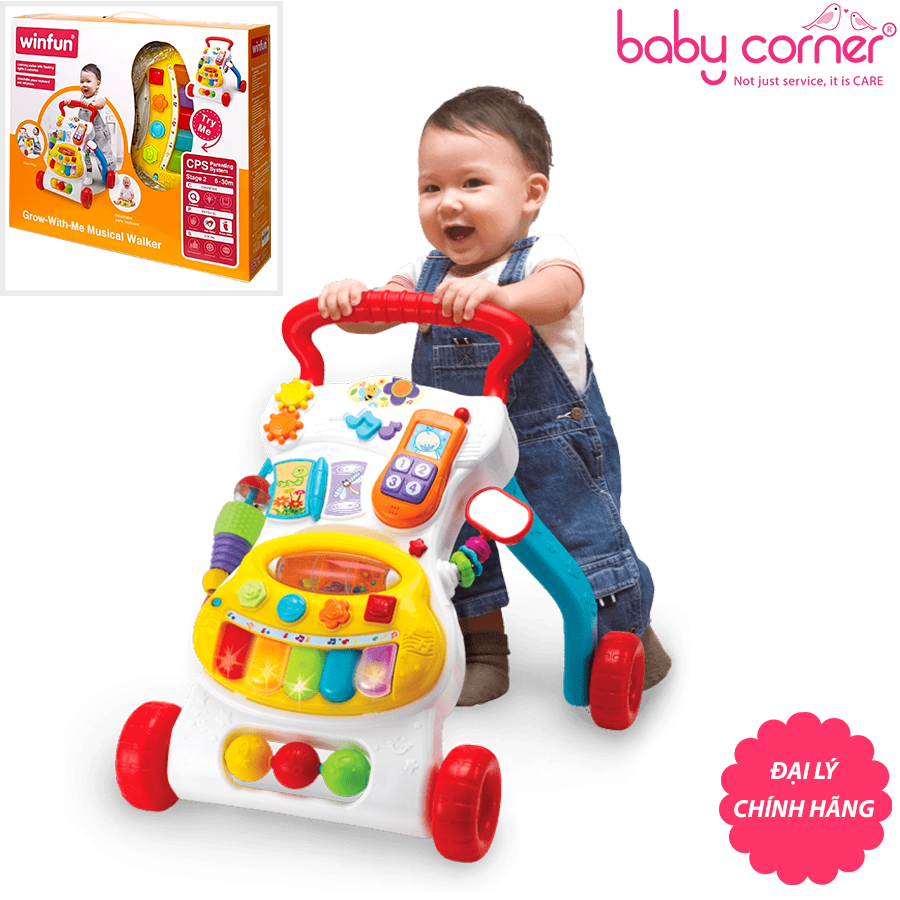  Xe tập đi trẻ em Winfun có nhạc Grow With Me Musical Walker 0804 