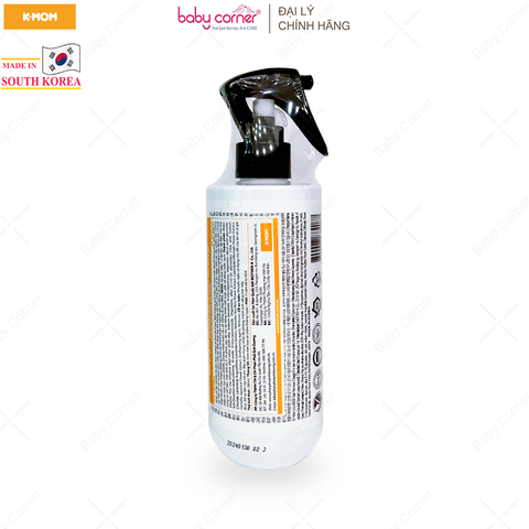  Nước Xịt Tẩy Vết Bẩn Thuần Chay Lalabebe K-mom Hàn Quốc, Hương Mâm Xôi, Chai 280ML 