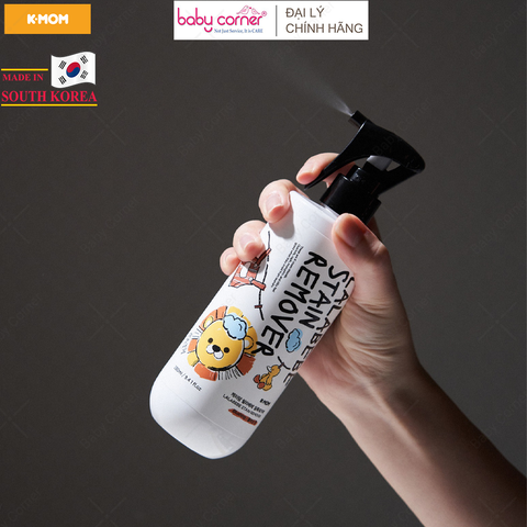  Nước Xịt Tẩy Vết Bẩn Thuần Chay Lalabebe K-mom Hàn Quốc, Hương Mâm Xôi, Chai 280ML 