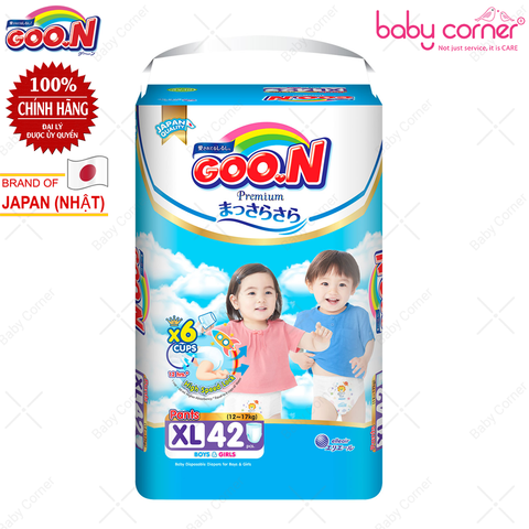  Tã QUẦN GOO.N Premium Slim XL42 (42 cái) Cho Bé 12~17kg 