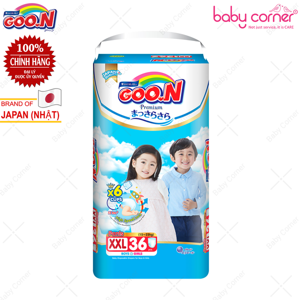  Tã QUẦN GOO.N Premium Slim XXL36 (36 cái) Cho Bé 15~25kg 