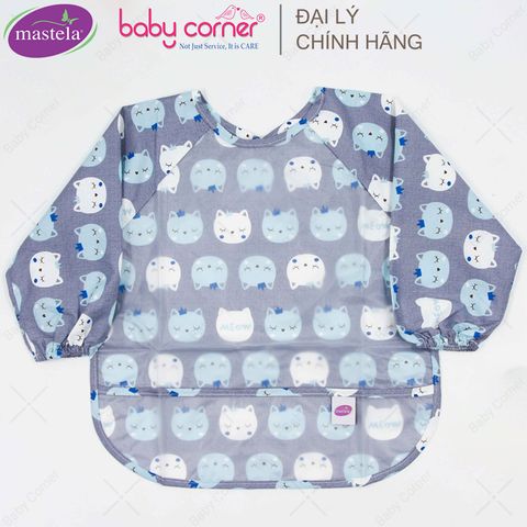  Áo Yếm Ăn Dặm Chống Thấm Dài Tay Mastela, Size 6-36 Tháng 