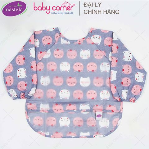  Áo Yếm Ăn Dặm Chống Thấm Dài Tay Mastela, Size 6-36 Tháng 