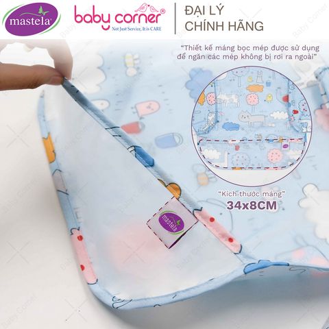  Áo Yếm Ăn Dặm Chống Thấm Dài Tay Mastela, Size 6-36 Tháng 