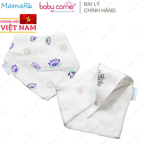  Yếm Thuỷ Thủ Mamaru 20x40cm (Set 3 Cái Hoạ Tiết Ngẫu Nhiên) 