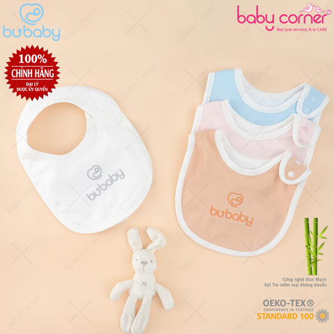  Yếm Muslin Cài Lệch BU, BA017 