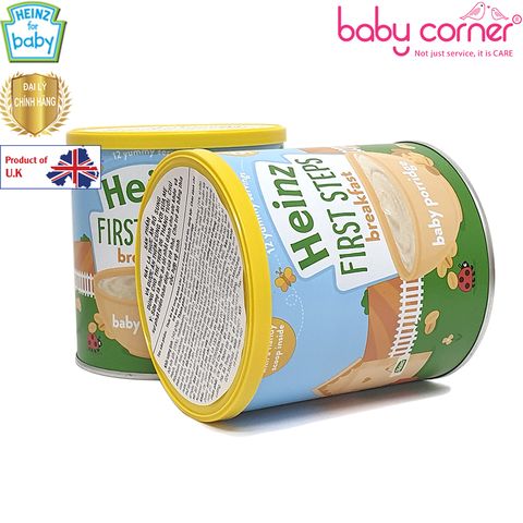  Bột Ăn Dặm (Cháo) HEINZ Kem Yến Mạch 240g, Cho Bé Từ 6 Tháng Tuổi 
