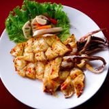  Mực lá 1 nắng khổng lồ size 4con/kg 