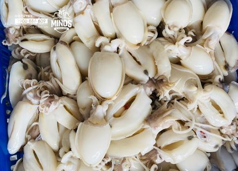  Mực nang baby làm sạch - 500g/khay 