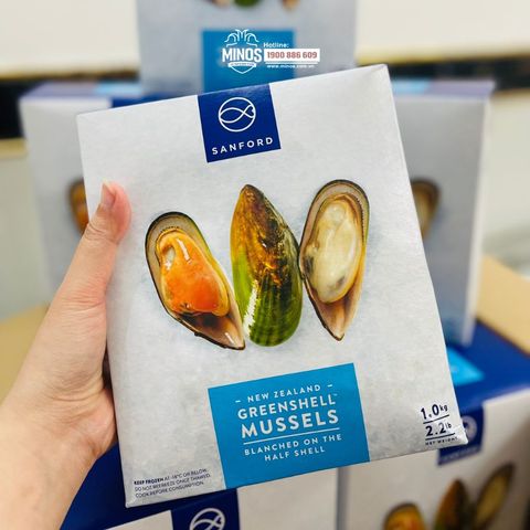 Vẹm xanh nửa mảnh NewZealand - 1kg/túi 