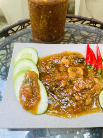  HÀU SỮA NGÂM MẮM TỎI (600gram/hủ) 