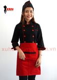  Áo Bếp Nam Đen Thượng Hạng 