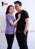  Áo thun trơn gam màu đốm pastel 