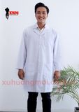  Áo Blouse Bác Sĩ Tay Dài Kaki Thun 