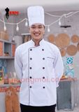  Nón Bếp Trưởng Trắng 
