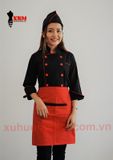  Tạp Dề Ngang Gối Đỏ Tươi 