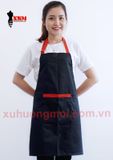  Tạp Dề Yếm Đen Phối Cam 