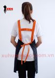  Tạp dề yếm chữ H Cam phối đen 