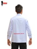  Áo Bếp Nam Trắng Cao Cấp 