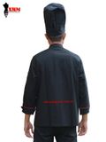  Áo Bếp Nam Đen Thượng Hạng 