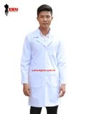 Áo Blouse Bác Sĩ Nam Tay Dài Kaki Thun 