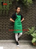  Tạp dề yếm xanh lá lung linh 