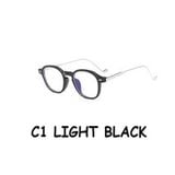  Mắt kính sarifa gọng PC chống ánh sáng xanh phong cách Hàn Quốc cổ điển Tr90 