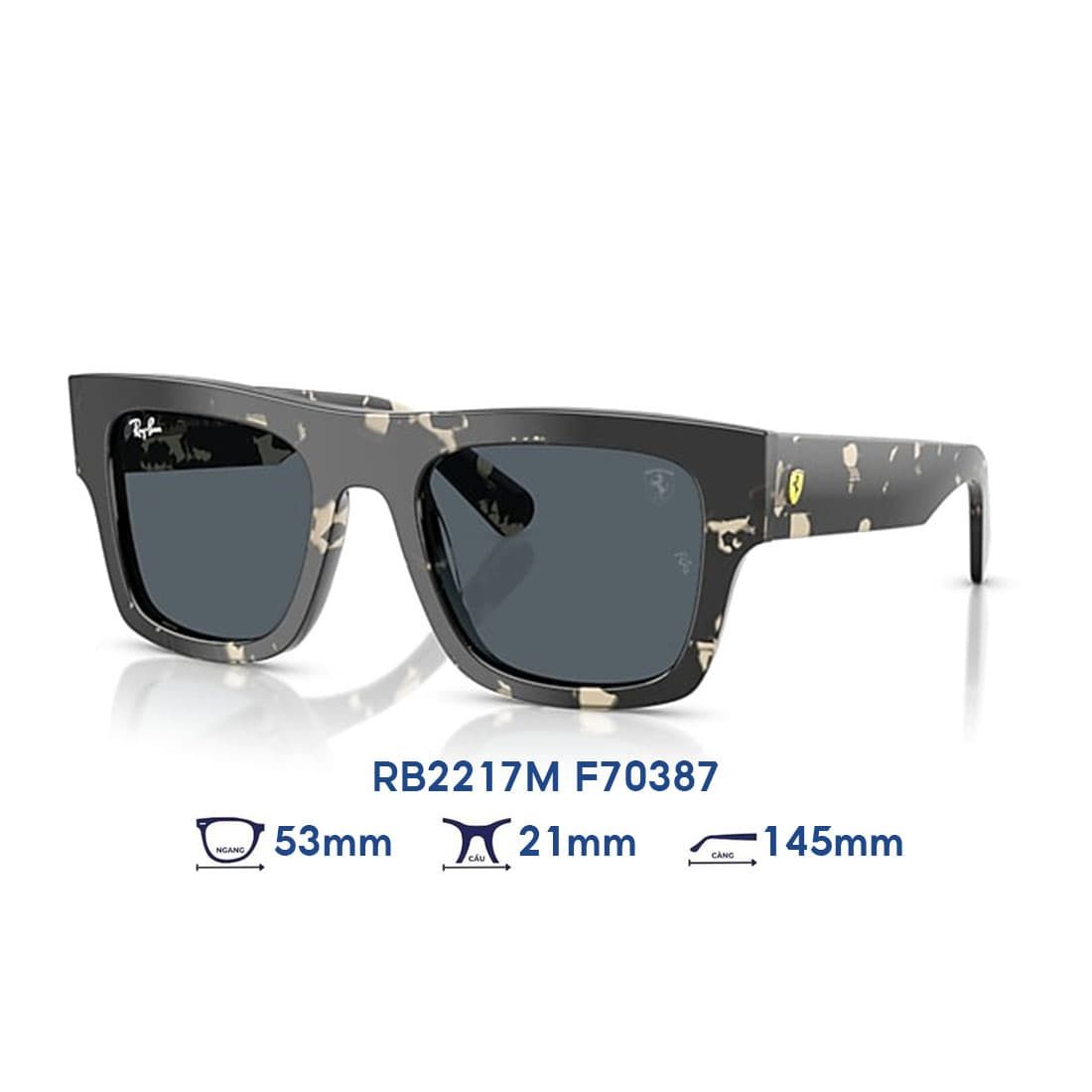  Kính mát RAYBAN Scuderia Ferrari RB2217M F70387 