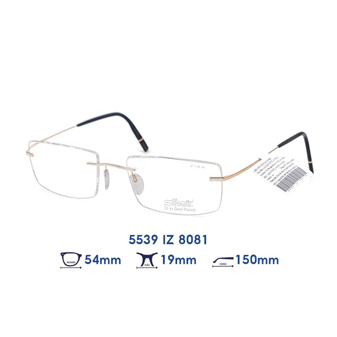  Gọng kính SILHOUETTE 5539 IZ 8081 