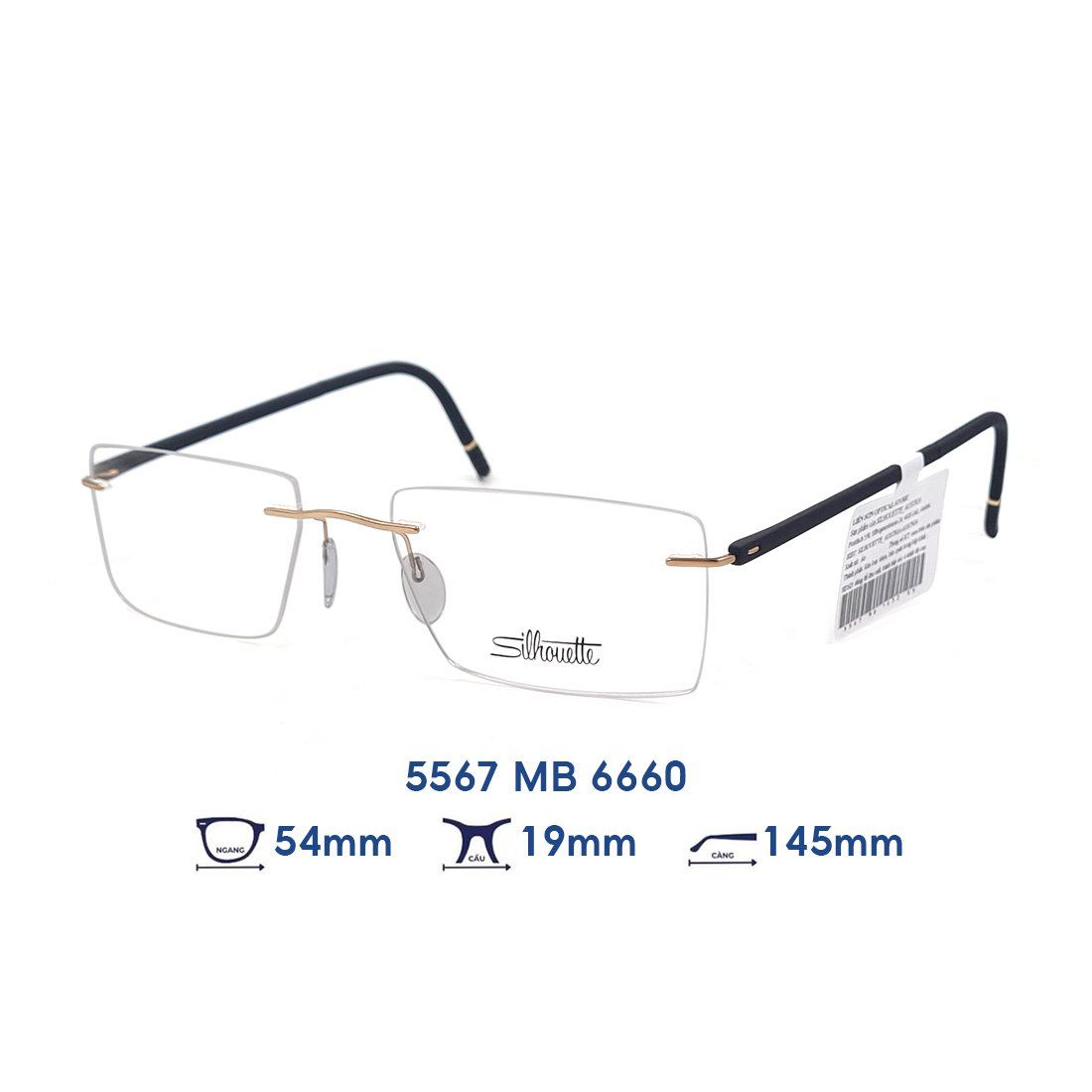  Gọng kính SILHOUETTE 5567 MB 6660 