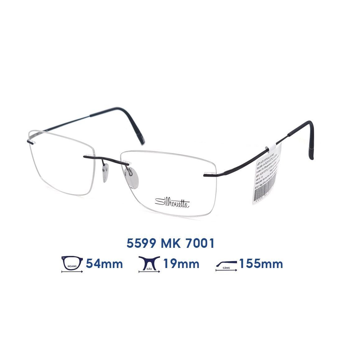  Gọng kính SILHOUETTE 5599 MK 7001 