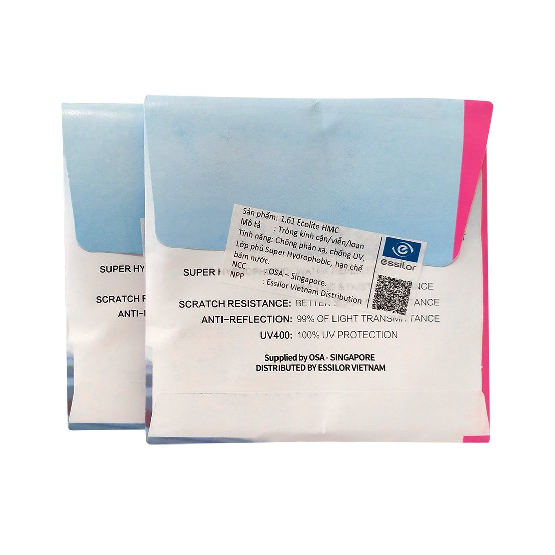  Tròng kính đơn tròng 1.61 Ecolite HMC 