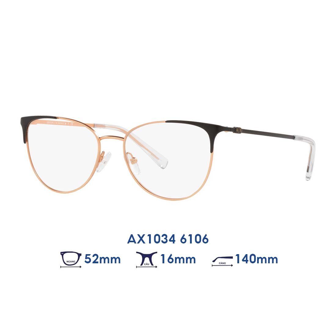  Gọng kính Armani Exchange AX1034 6106 