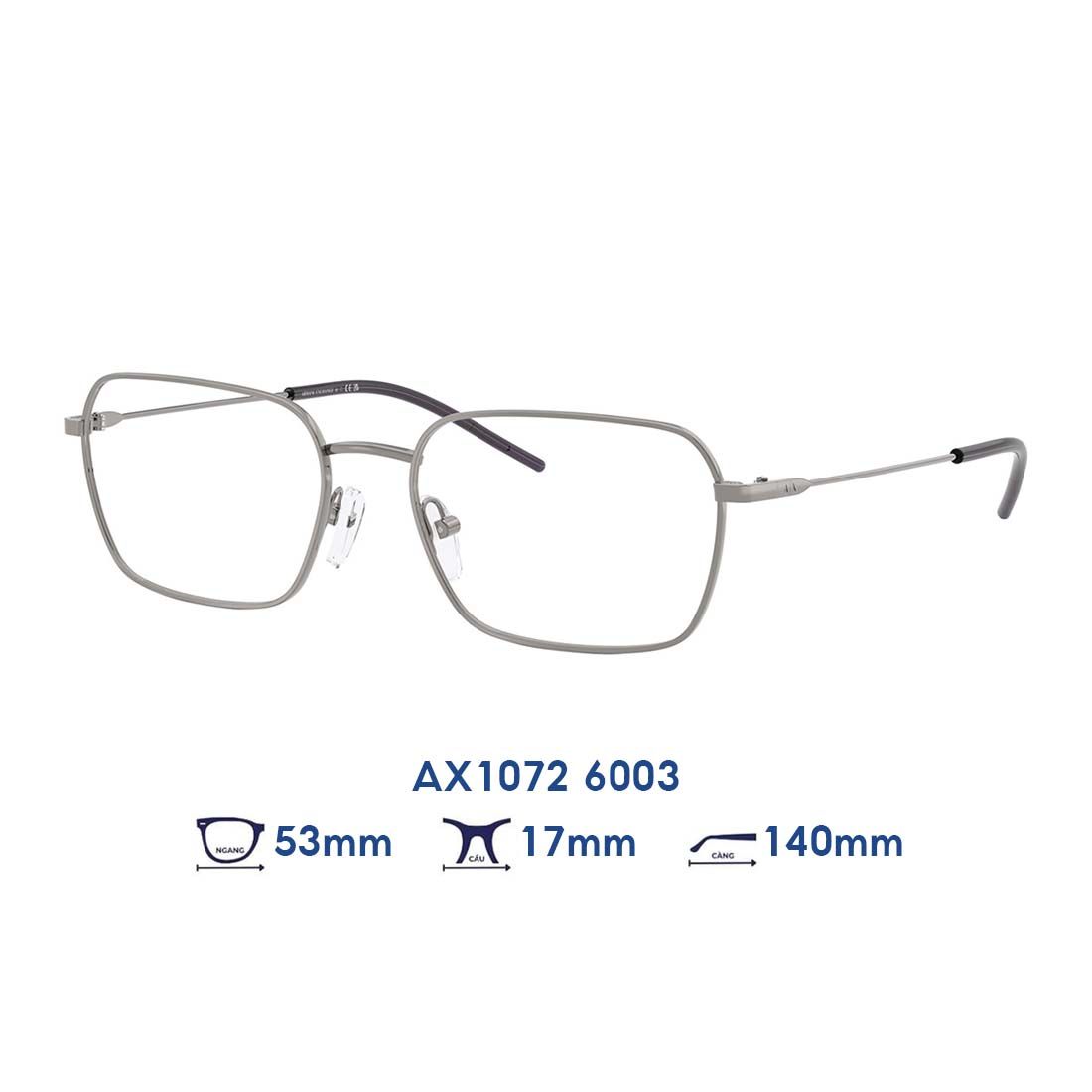 Gọng kính Armani Exchange AX1072 6003