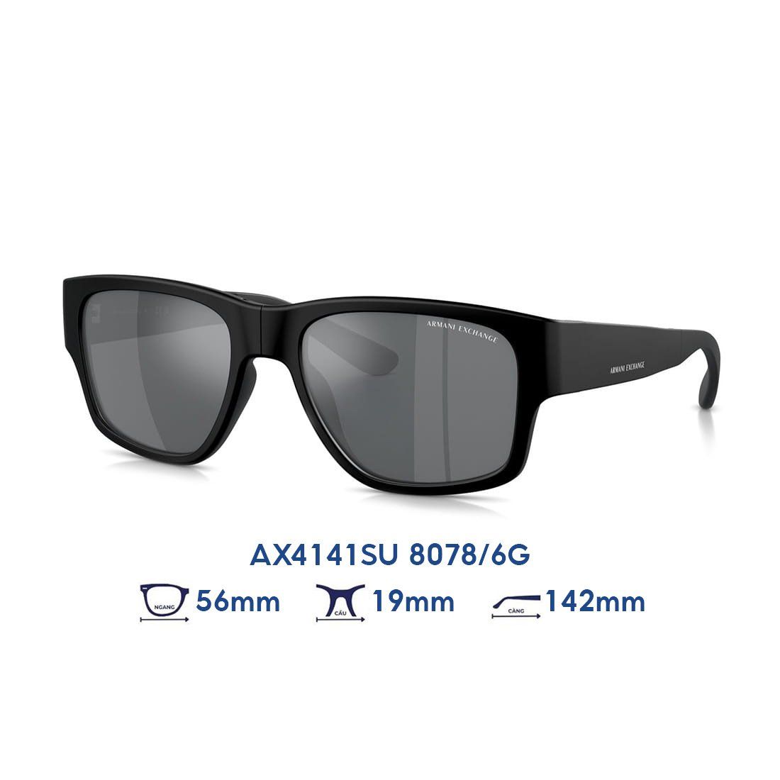  Kính mát Armani Exchange AX4141SU 8078/6G 