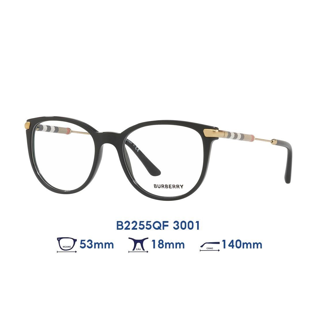  Gọng kính BURBERRY B2255QF 3001 