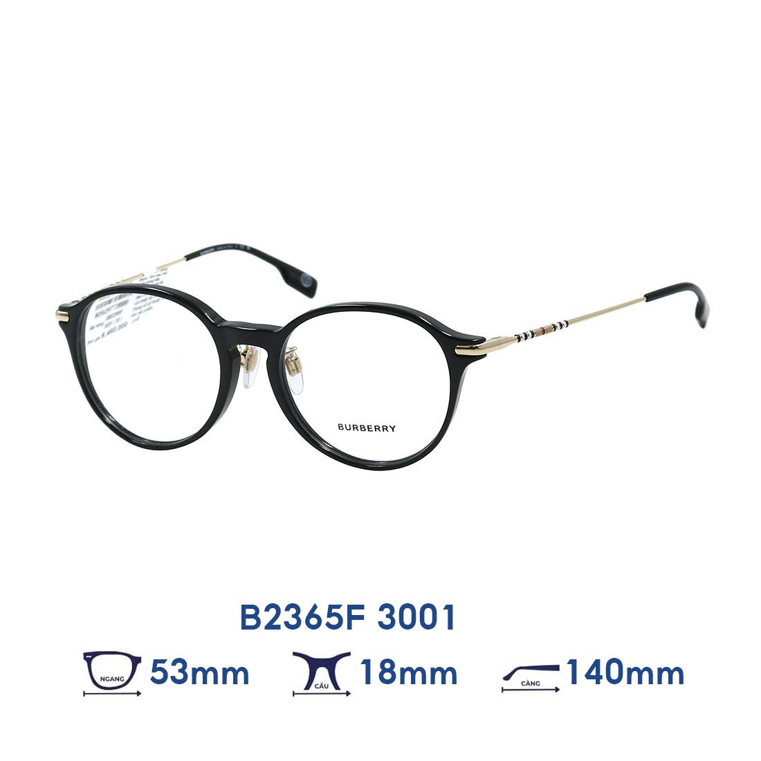  Gọng kính BURBERRY B2365F 3001 