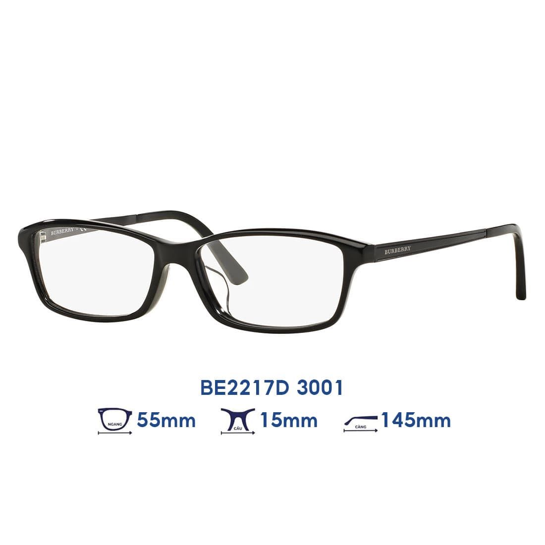  Gọng kính BURBERRY BE2217D 3001 