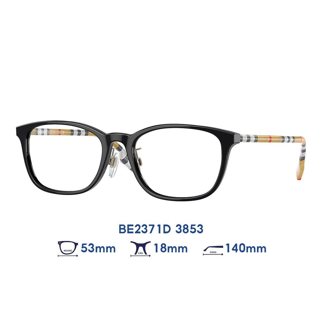 Gọng kính BURBERRY BE2371D 3853 