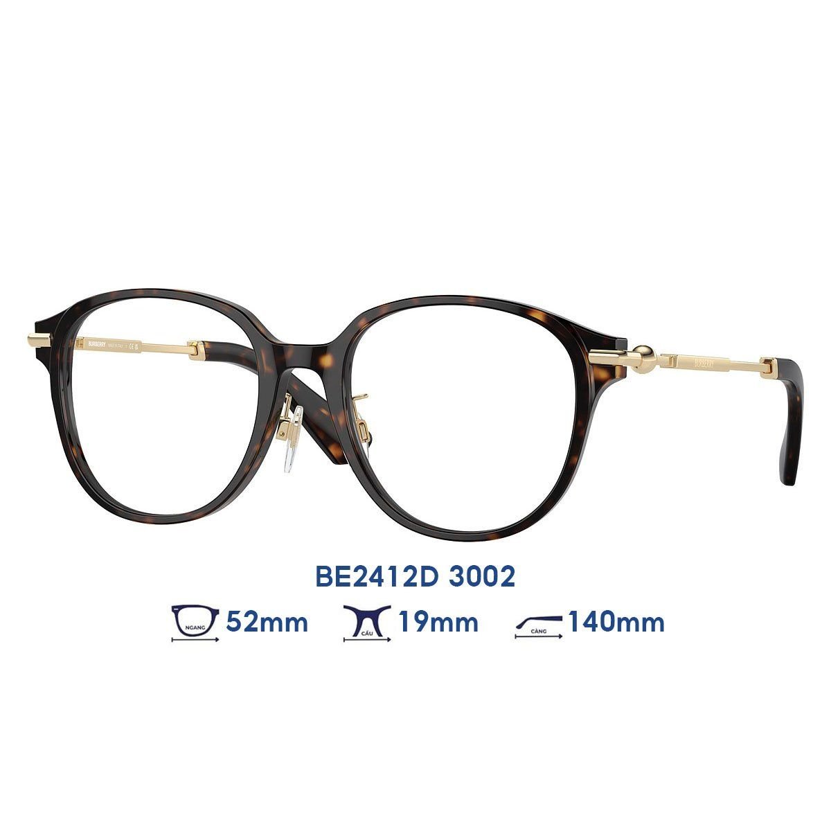  Gọng kính BURBERRY BE2412D 3002 