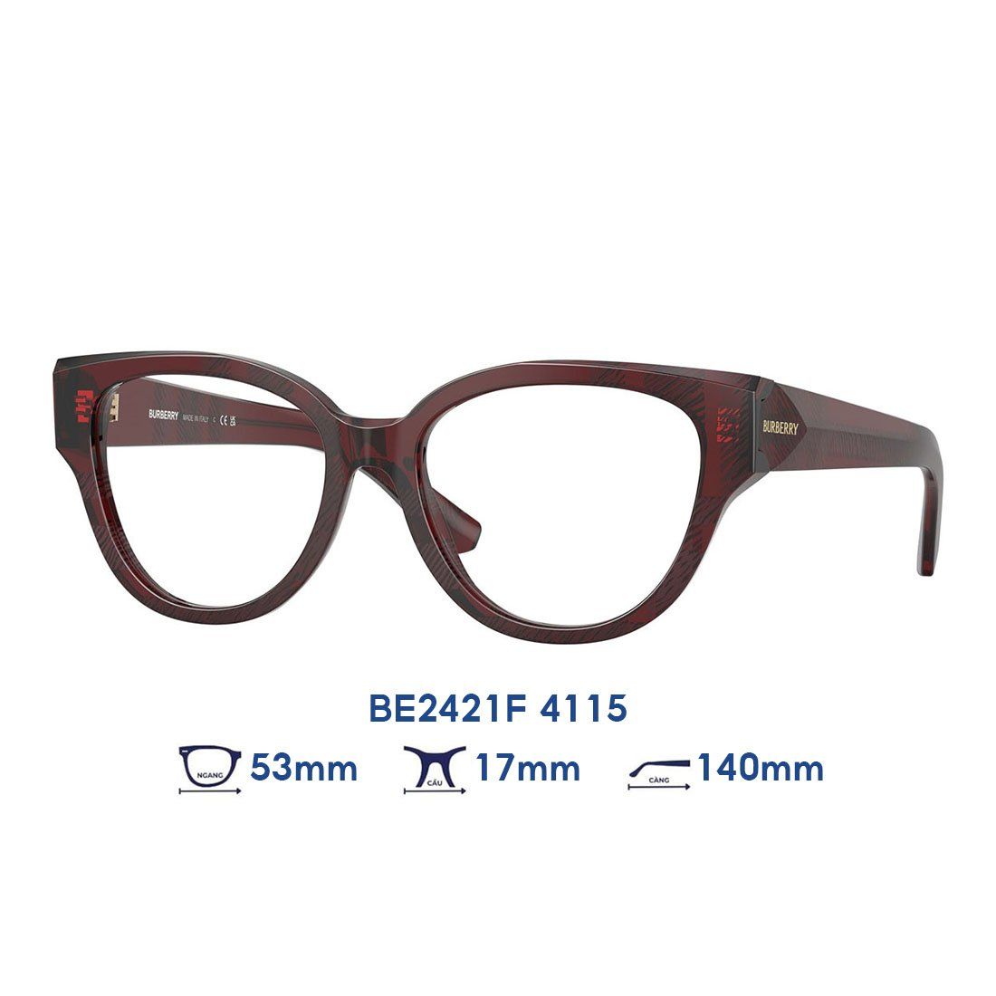  Gọng kính BURBERRY BE2421F 4115 