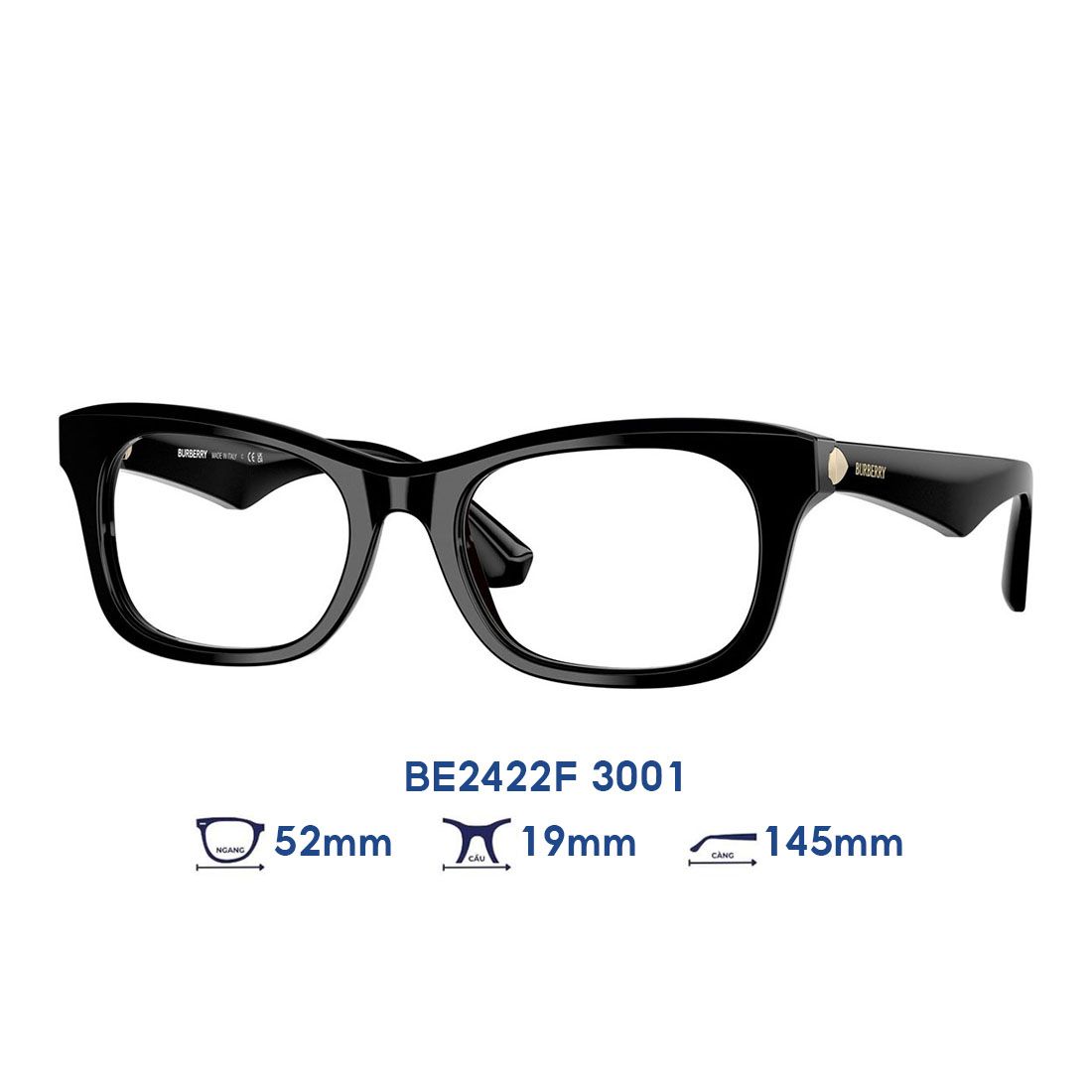  Gọng kính BURBERRY BE2422F 3001 