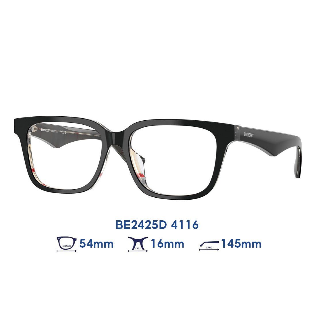  Gọng kính BURBERRY BE2425D 4116 