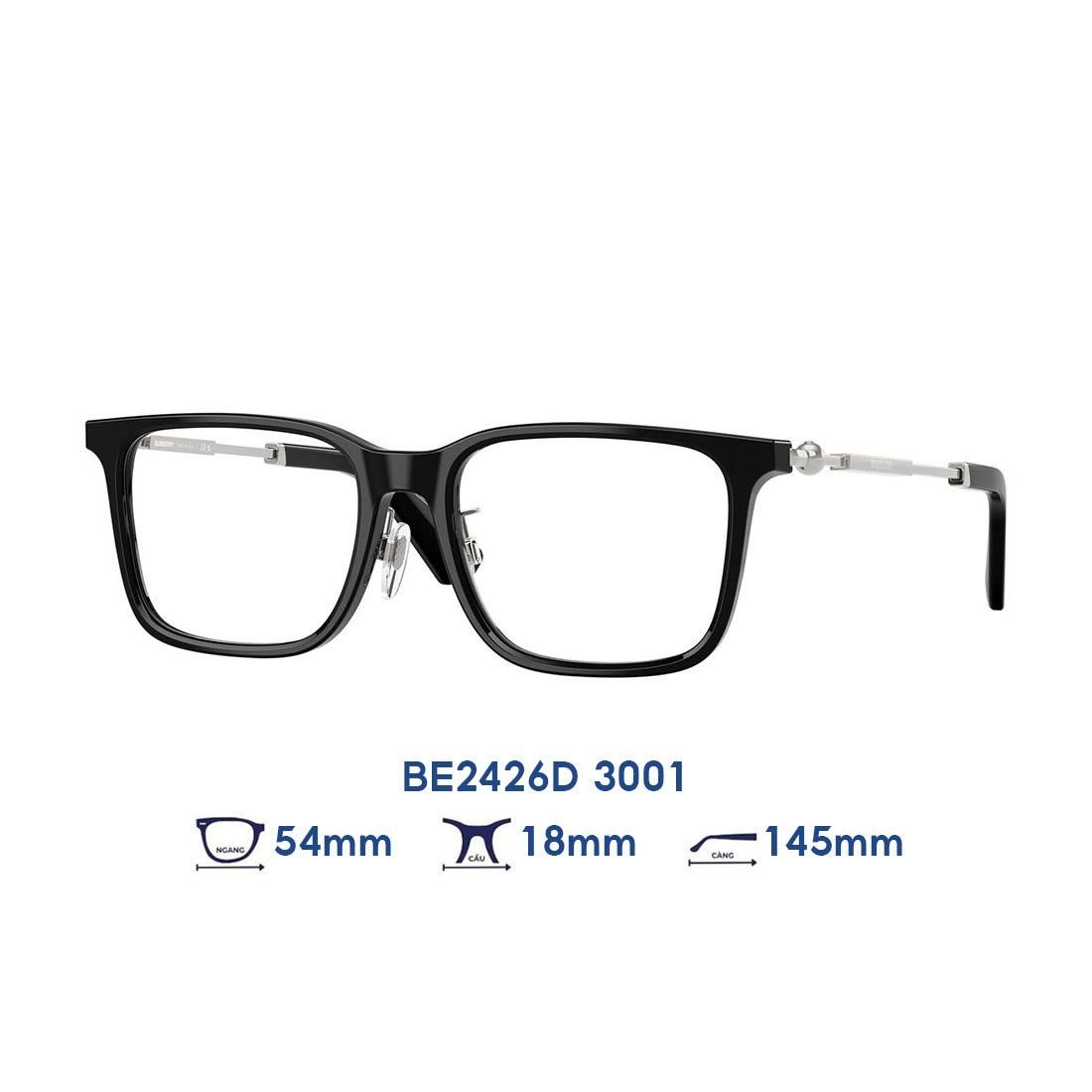  Gọng kính BURBERRY BE2426D 3001 