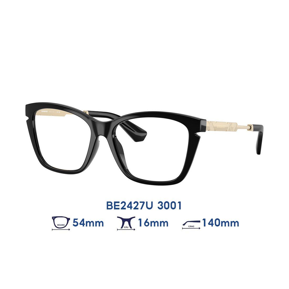  Gọng kính BURBERRY BE2427U 3001 